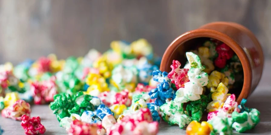 A pipoca doce é um sucesso para o lanche da criançada.