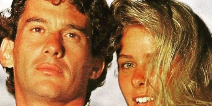 Adriane Galisteu e Ayrton Senna, namoraram até a morte do piloto.