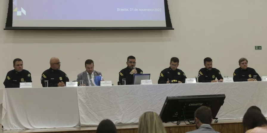 Coletiva de imprensa realizada nesta terça-feira (1º), em Brasília.