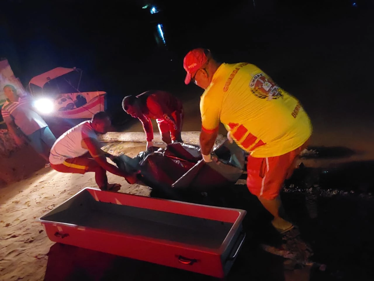 Bombeiros acharam o corpo de Jabes Gabriel nessa madrugada. Foto: Divulgação/CBMMA.
