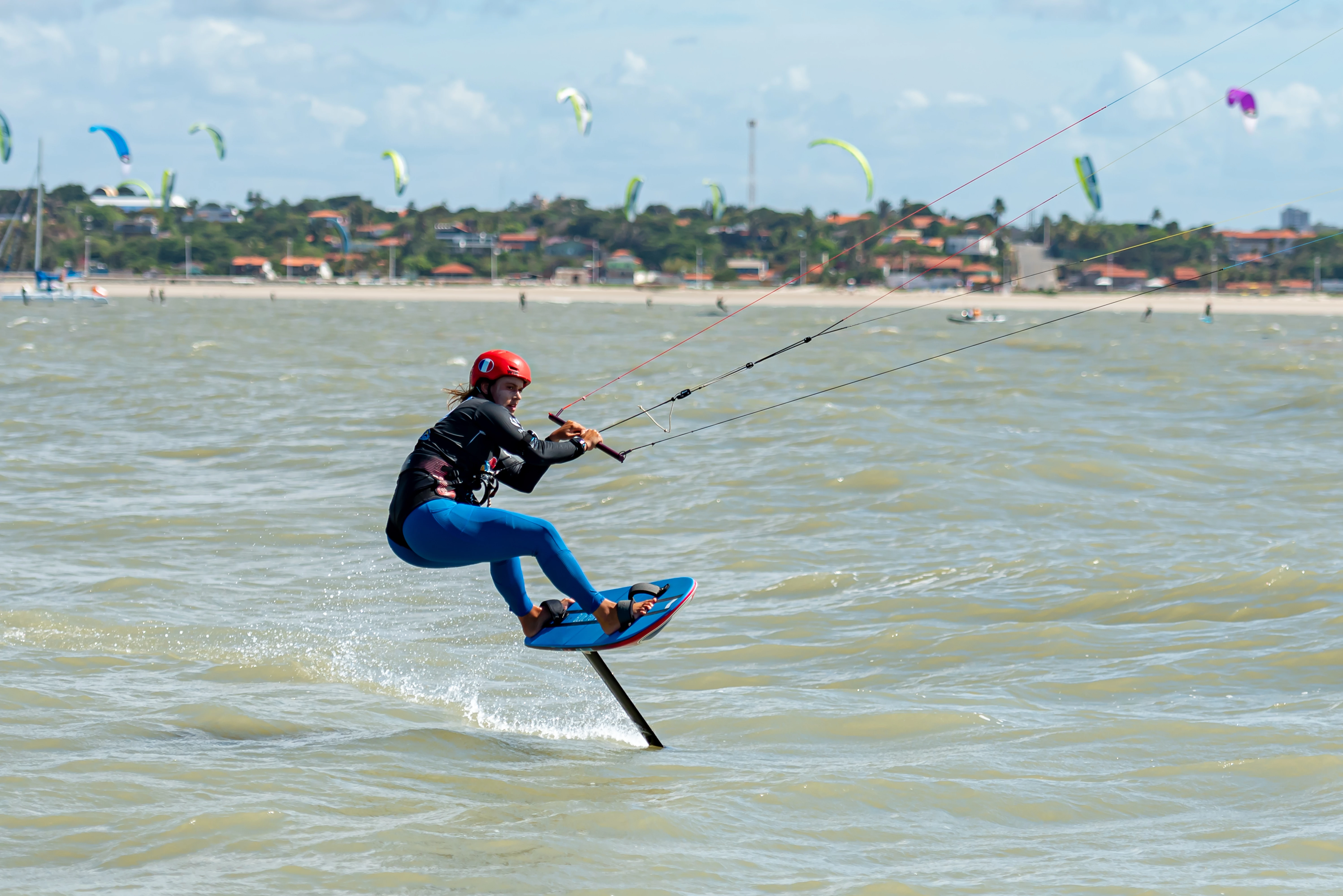 Lauriane Nolot durante regata do Pan-Americano