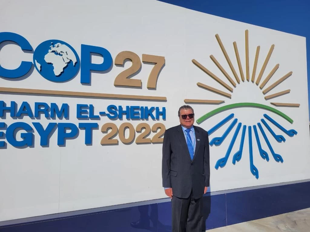 Sarney Filho na #COP27, em Sharm El-Sheikh, Egito