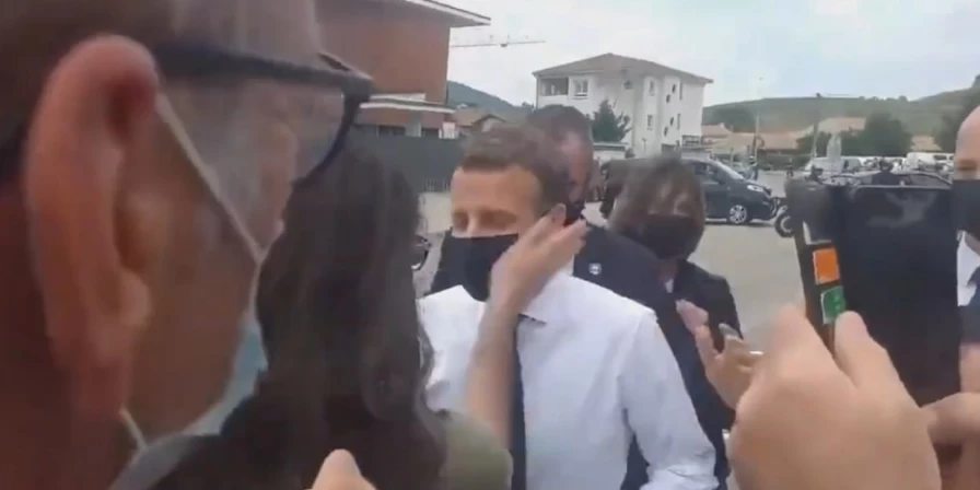 Agressões contra o presidente francês tem sido comuns nos últimos anos