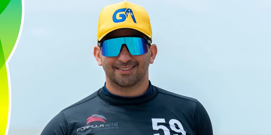 Ricardo Brito teve um ano de excelentes resultados em eventos de kitesurf.