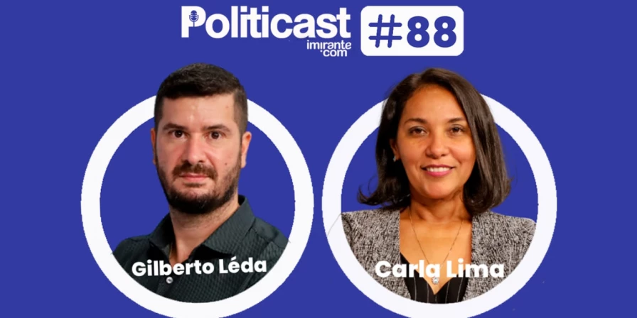 Gilberto Léda e Carla Lima estão na 88ª edição do Politicast