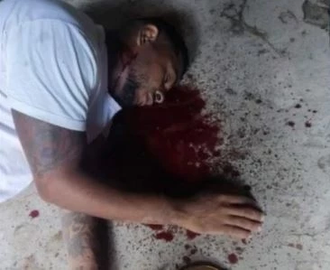 Paulo César simulou execução por meio da imagem acima. Foto: Reprodução.
