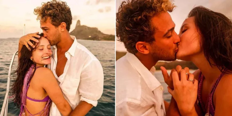 Larissa Manoela e André Luiz Frambach