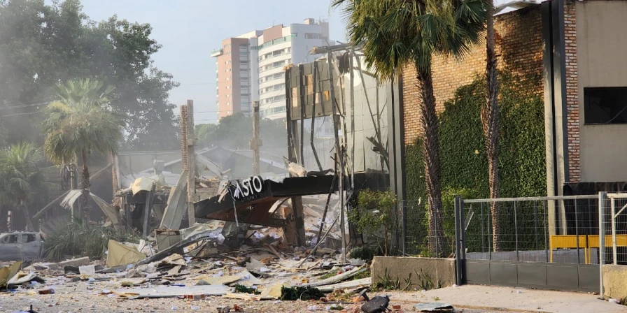 Explosão no Piauí.