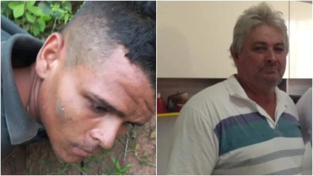 Francisco de Assis (à esquerda) é um dos suspeitos da execução do empresário Rogério Tenório (à direita). (Foto: Reprodução / Redes Sociais)
