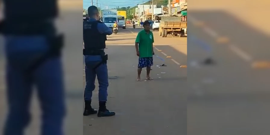 Homem foi morto em uma movimentada avenida de Arame.
