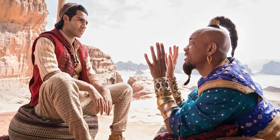 Will Smith em cena de 'Aladdin'