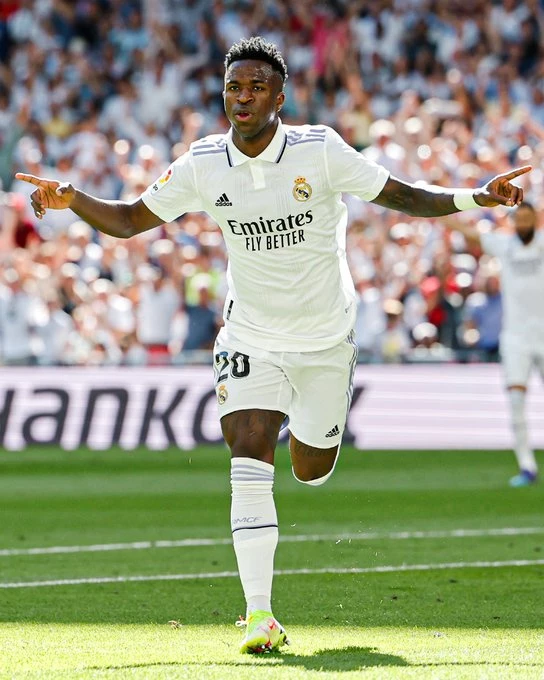 Vinícius Júnior, atacante do Real Madrid. Foto: Reprodução