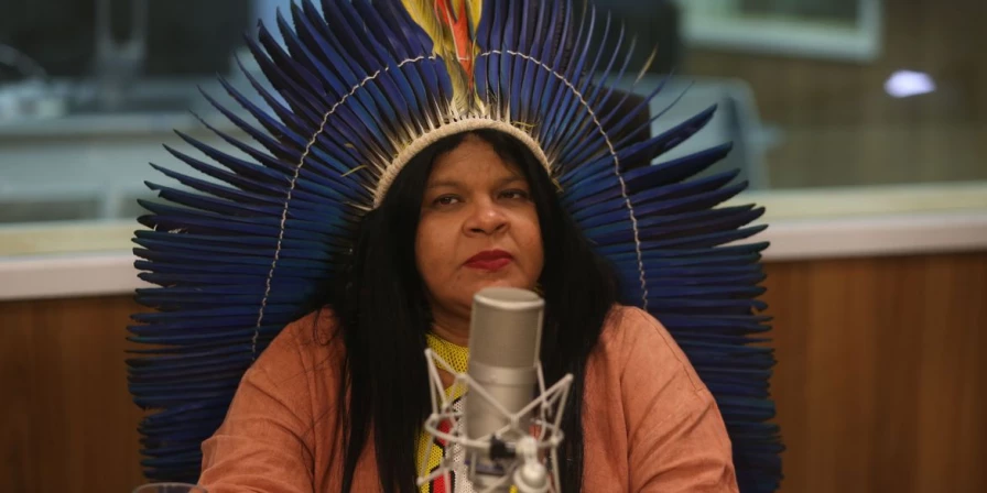 Sônia Guajajara, ministra dos Povos Indígenas.
