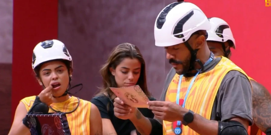 Ricardo foi o brother que se saiu mais rápido na prova do anjo.