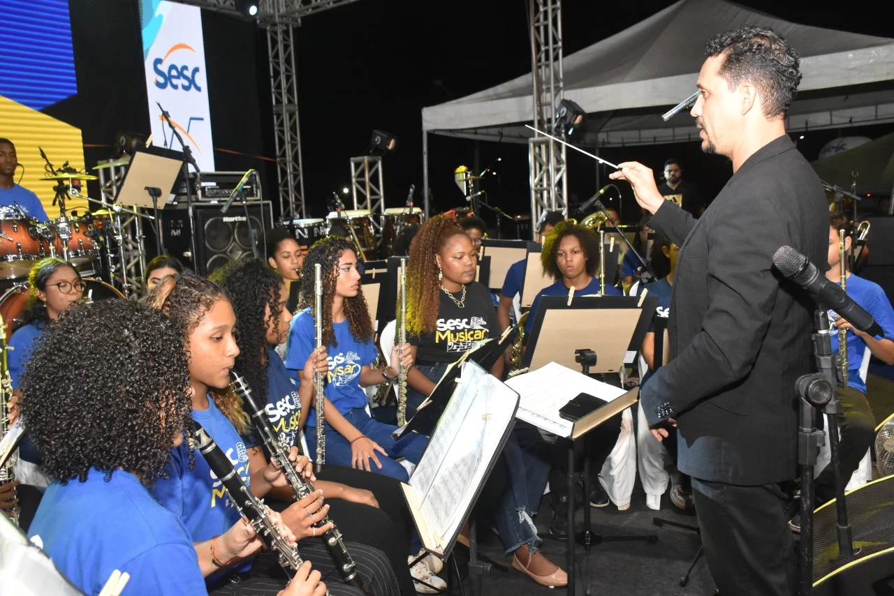 Apresentação da orquestra SESC Musicar. (Foto: Divulgação / SESC).