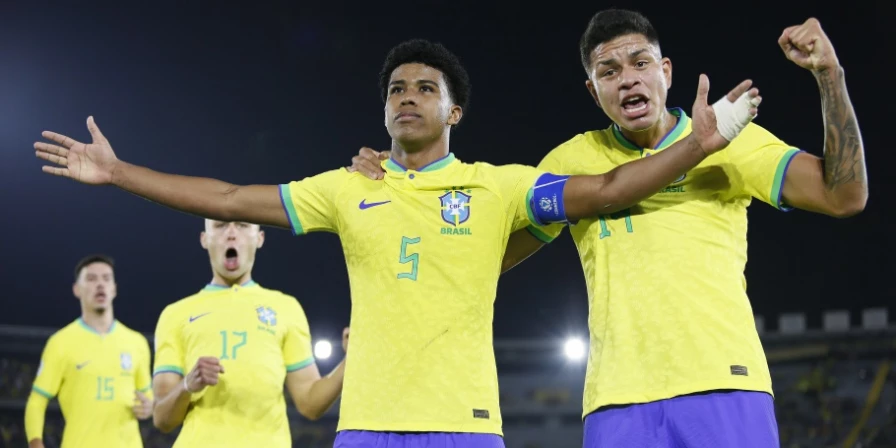 O Brasil venceu o Equador pelo Sul-Americano Sub-20.