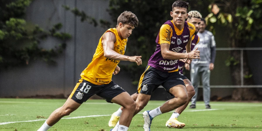 Treino do Santos.