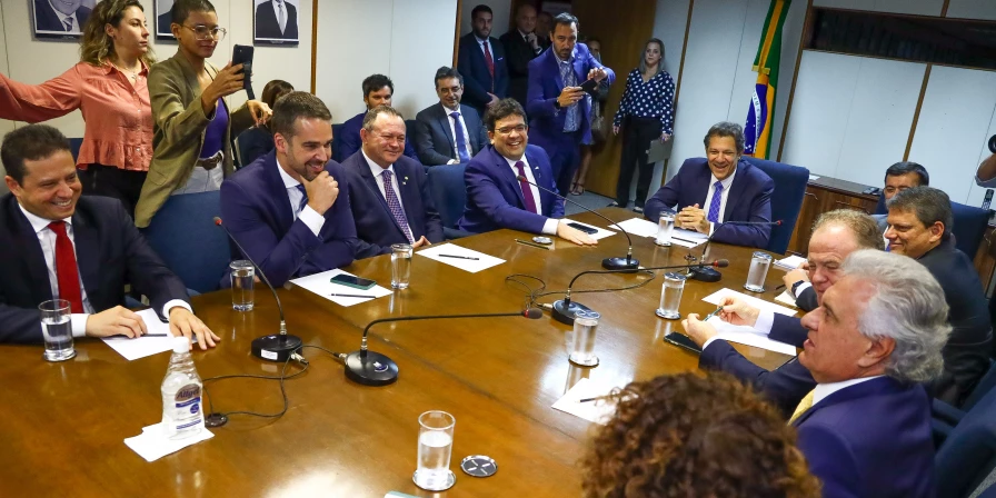 Carlos Brandão e demais governadores articulam ações contra perdas do ICMS com o ministro Fernando Haddad.