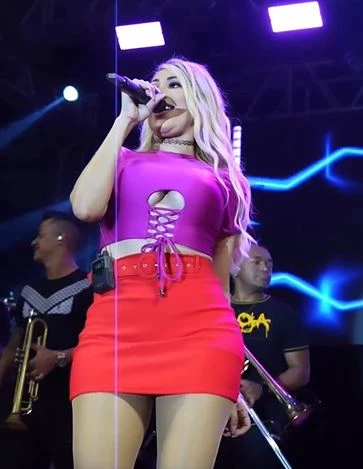 Cantora Taty Girl se apresentou no Maranhão nesta semana. (Foto: Reprodução/Rede social)