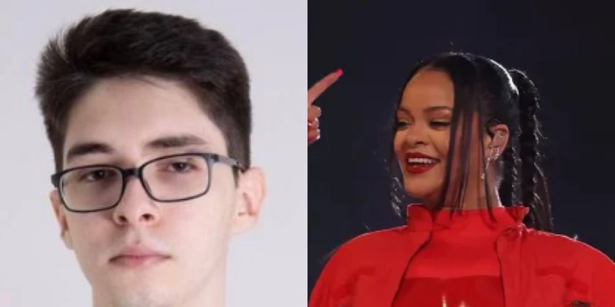DJ brasileiro Klean, de 20 anos, que fez remix tocado por Rihanna no Super Bowl.