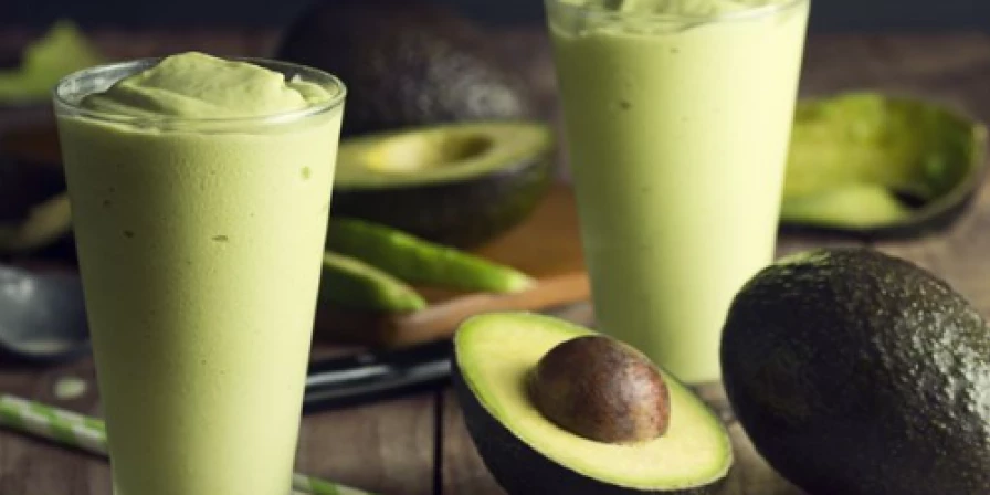 Receita de vitamina de abacate.