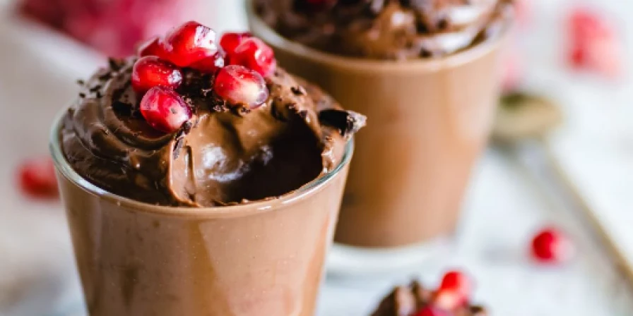 Mousse de chocolate.
