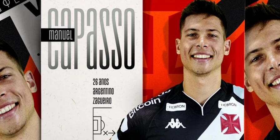 Manuel Capasso, zagueiro do Vasco.