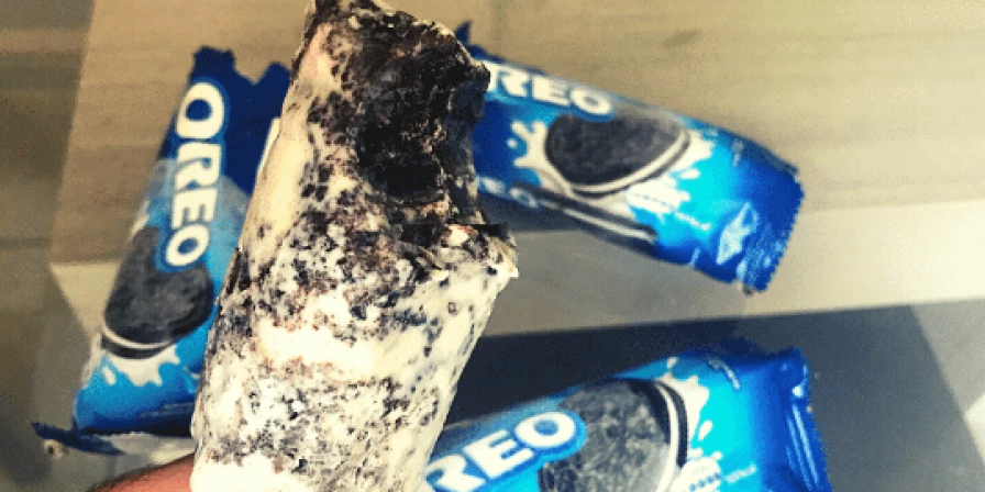 Picolé de Oreo com Leite Ninho.