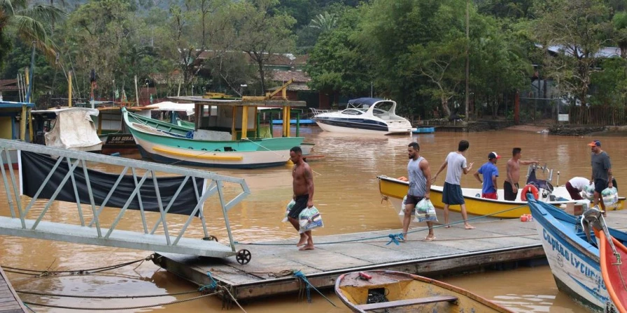São Sebastião foi uma das cidades mais atingidas por temporais