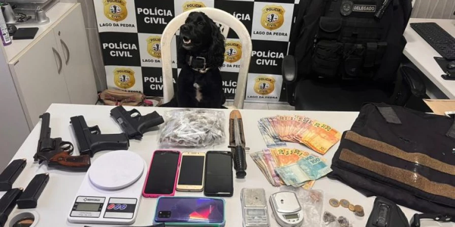 Material apreendido pela Polícia Civil do Maranhão.