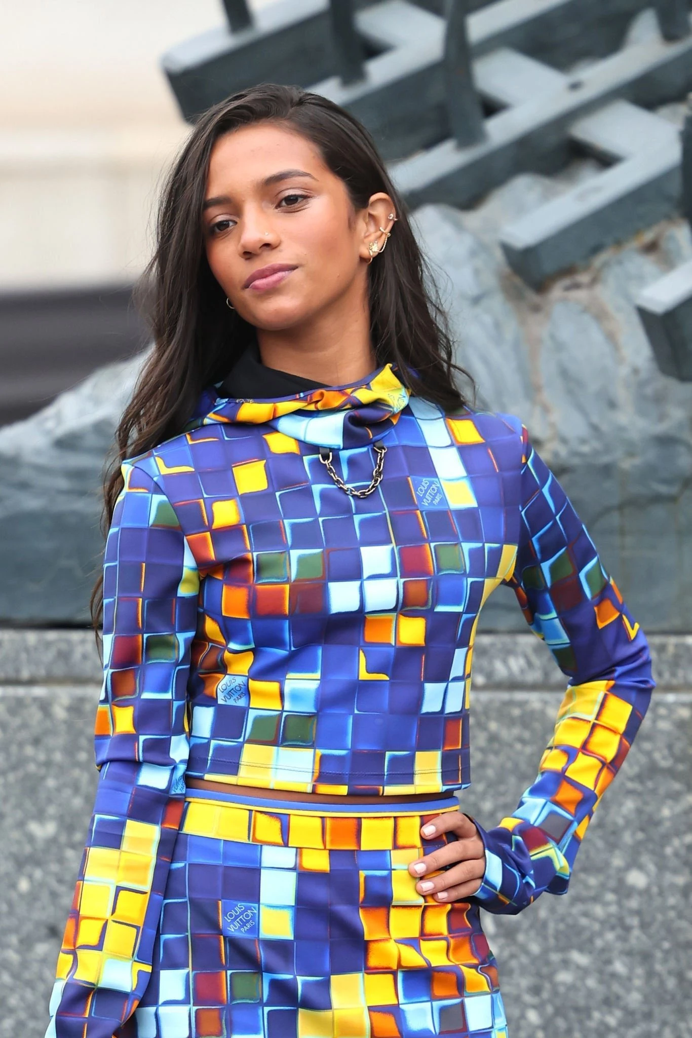Rayssa Leal em desfile de moda em Paris (Crédito: @supportrayssa)