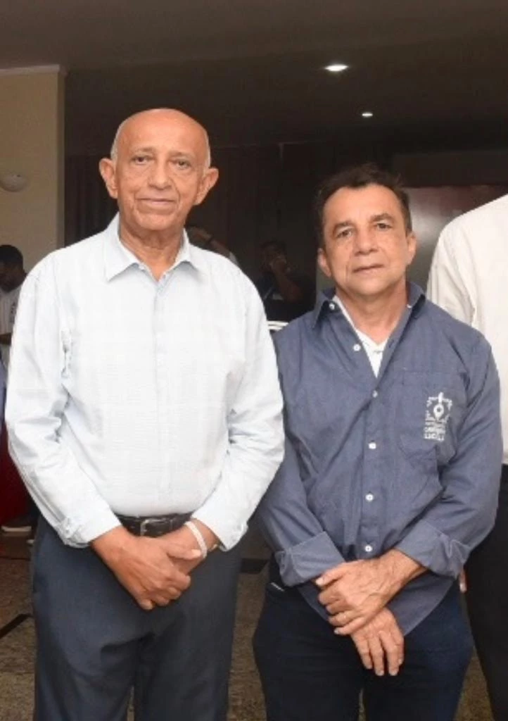Edilson Baldez ao lado do presidente do Condel do Sebrae-Ma, Celso Gonçalo de Sousa