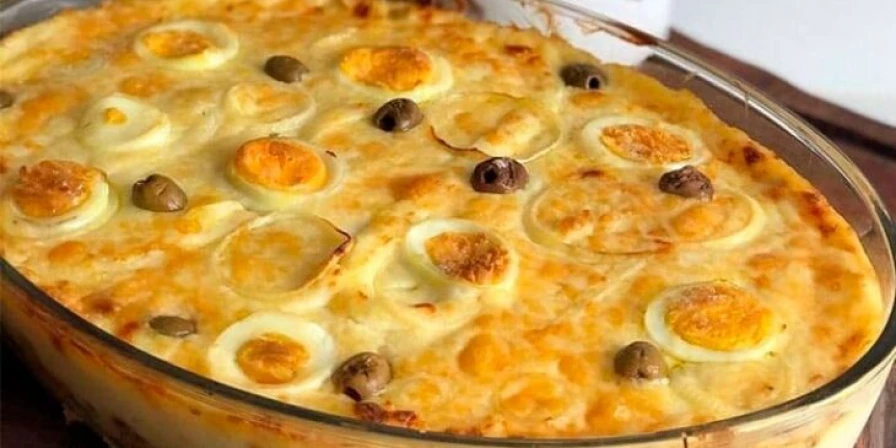 Bacalhau com batatas.
