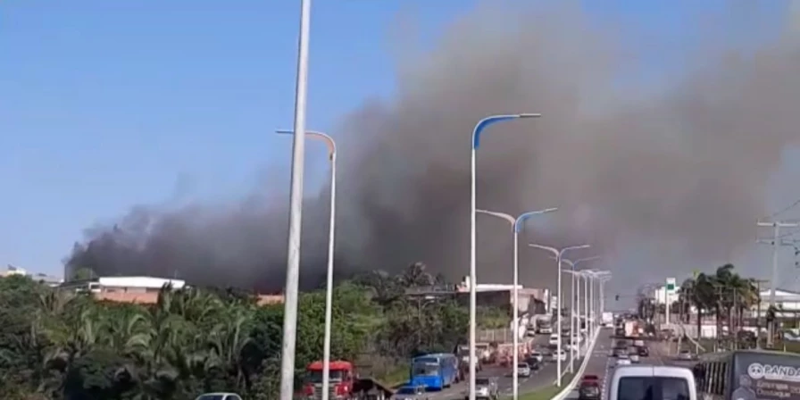 O incidente foi na tarde de hoje.