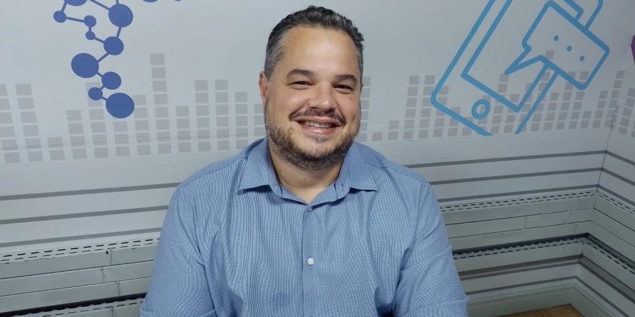 o secretário da Seap Murilo Andrade concedeu entrevista ao Abrindo o Verbo.