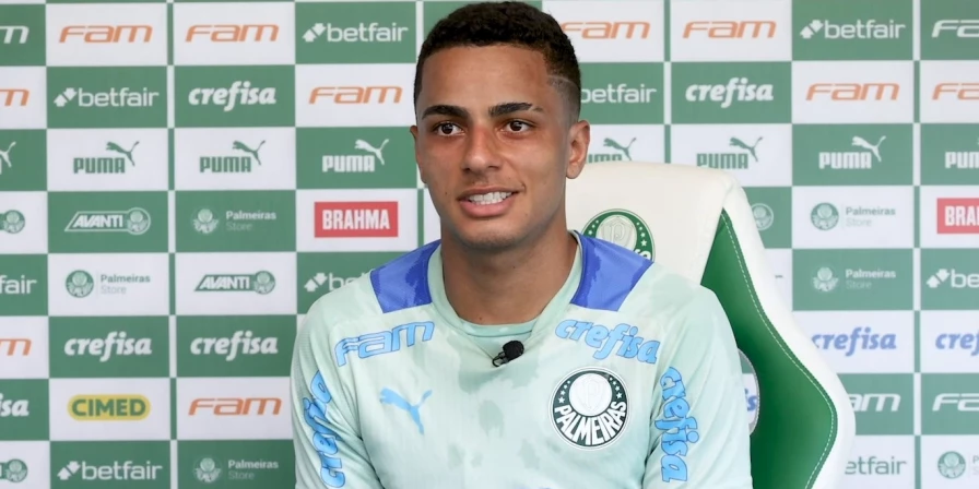 Giovani, atacante do Palmeiras.