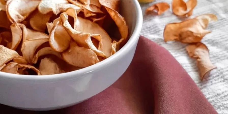 Os chips ficam supercrocantes, uma delícia!