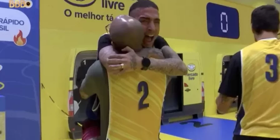 MC Guimê e Alface são os vencedores da prova do Líder.