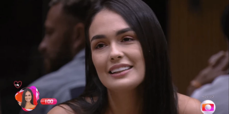 Larissa é a nona eliminada com 66,75% dos votos.