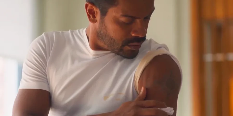 Tatuagem de Ben ficará visível em Vai na Fé