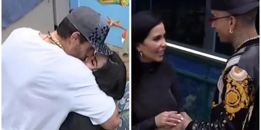 Participantes durante a 'Festa do Líder' no BBB23