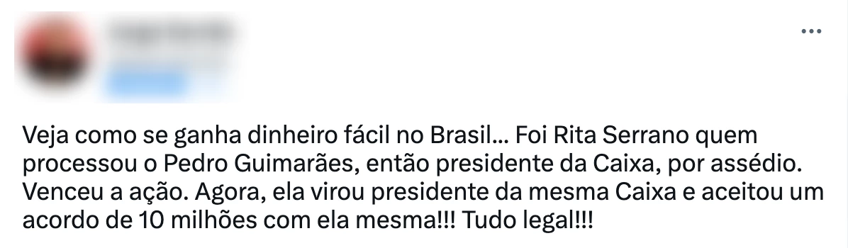 Captura de tela de postagem no Twitter que oferece link para a nota publicada no site Jornal da Cidade Online (feita em 17 de março de 2023).