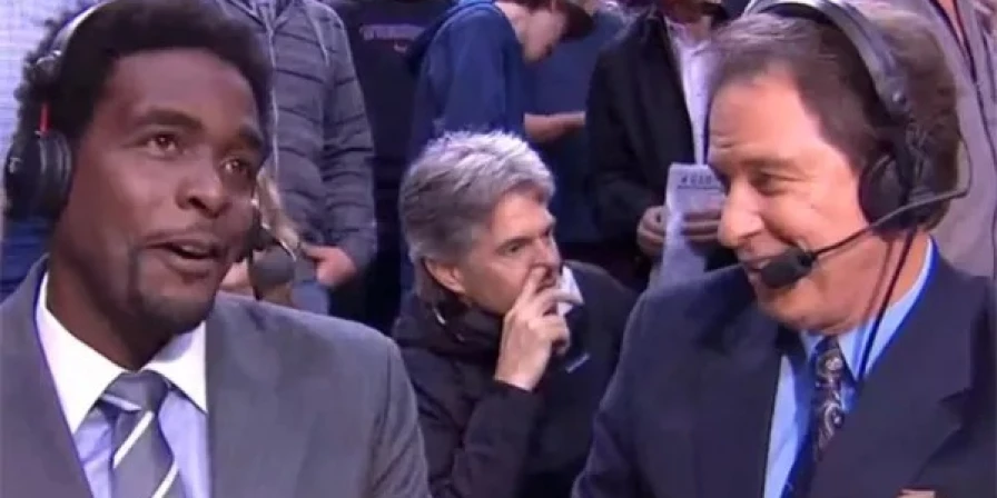 Dedo no nariz em transmissão ao vivo