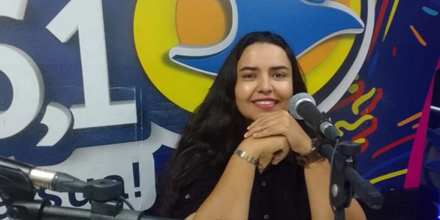 Juíza Eulália Silva Carvalho na Mirante FM. Foto: Divulgação