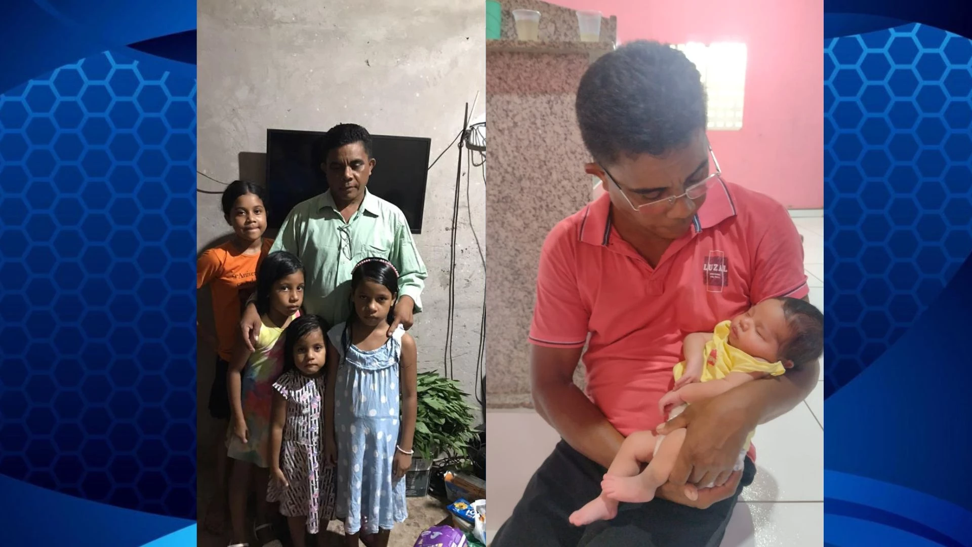 Walterli com com filhos. (Foto: Arquivo Pessoal)