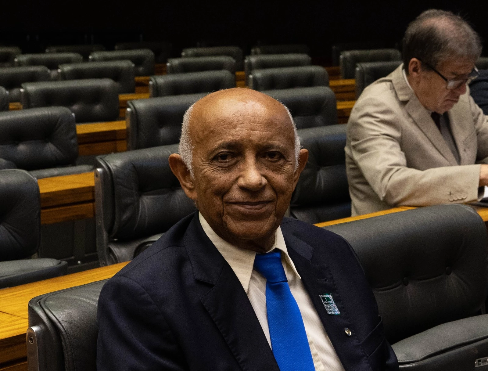 Edilson Baldez em solenidade no Congresso.