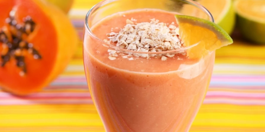 Vitamina de frutas.