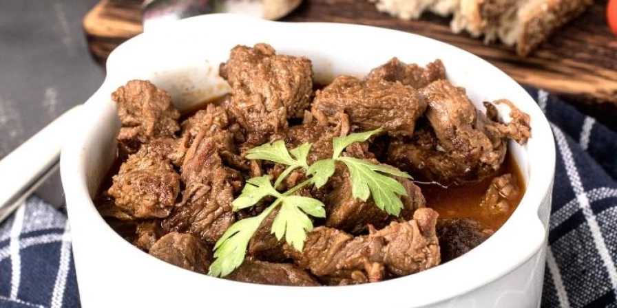 Carne de sol na panela de pressão.