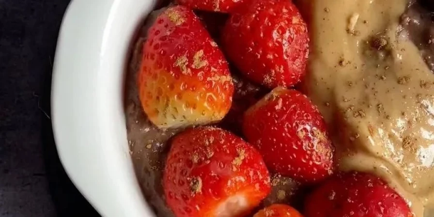Mingau de Chocolate.