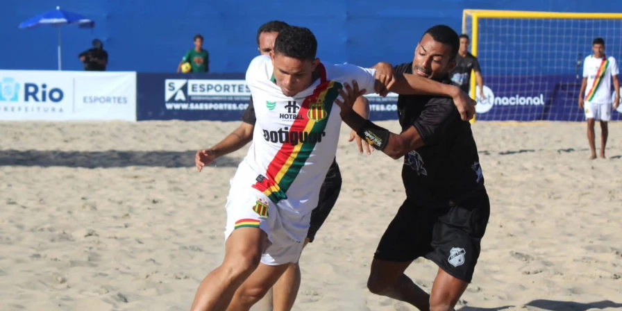 Sampaio e ABC-RN duelaram na Arena Brasil, em Copacabana